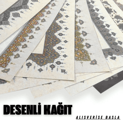 desenli kağıt